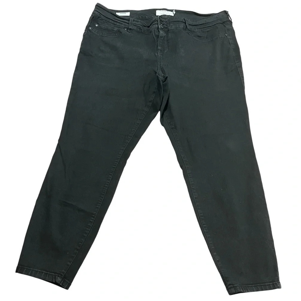 TORRID black denim high rise leggings plus size 22 some wear not seen when worn